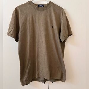 Men’s greenish-tan Polo t-shirt
